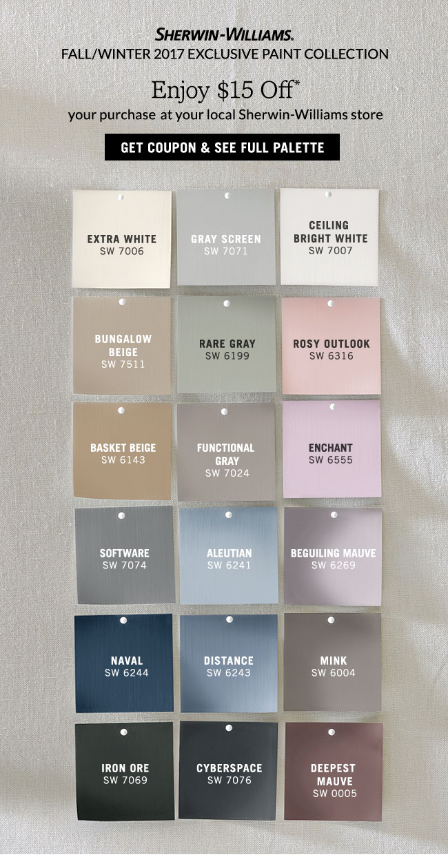 Pottery Barn See our latest SherwinWilliams® paint collection & find