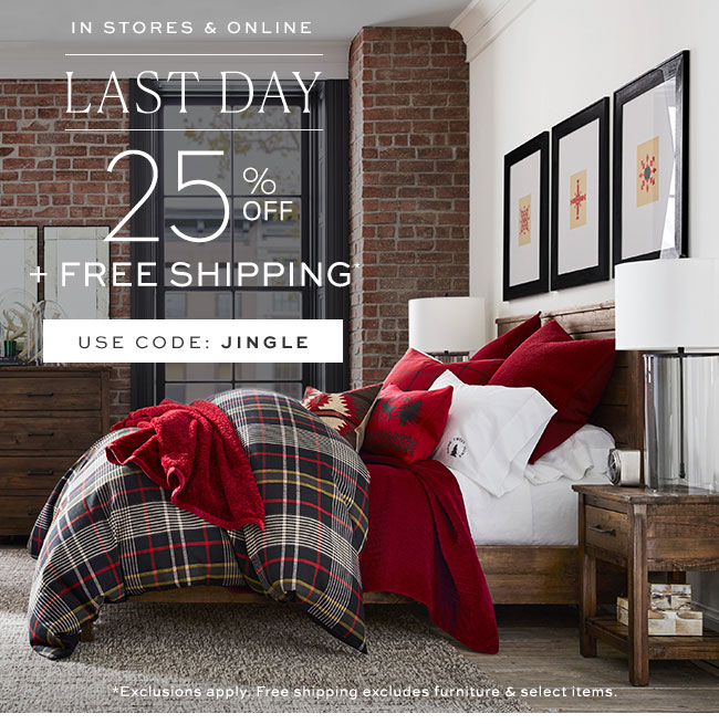 LAST DAY 25% OFF + FREE SHIPPING