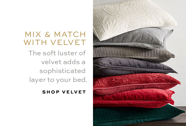 MIX & MATCH WITH VELVET