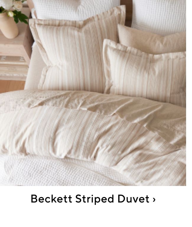  Beckett Striped Duvet 