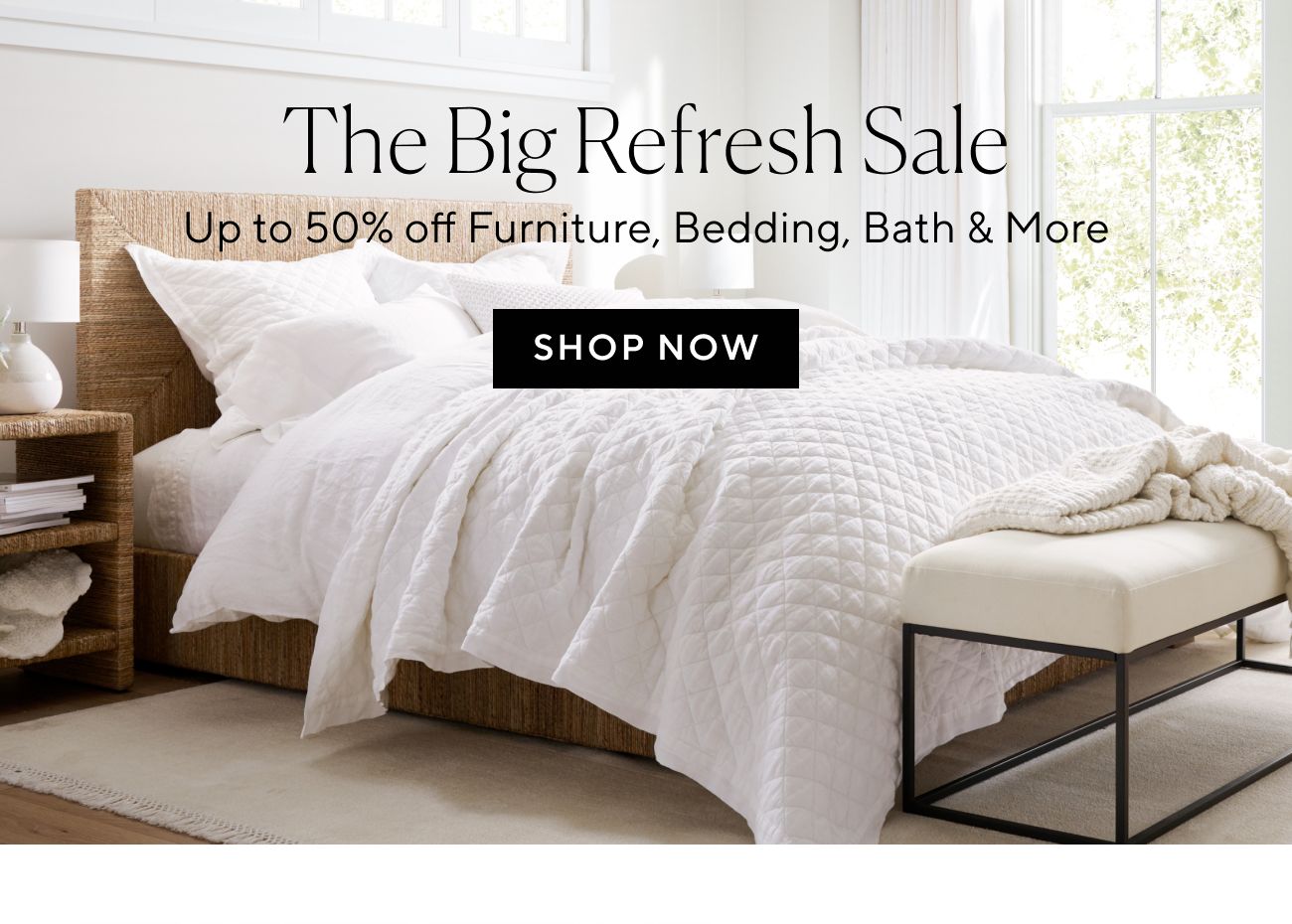 The Big Refresh Sale pftq;SQ% off Furniture, Bedding, Bath More IR 1NN 