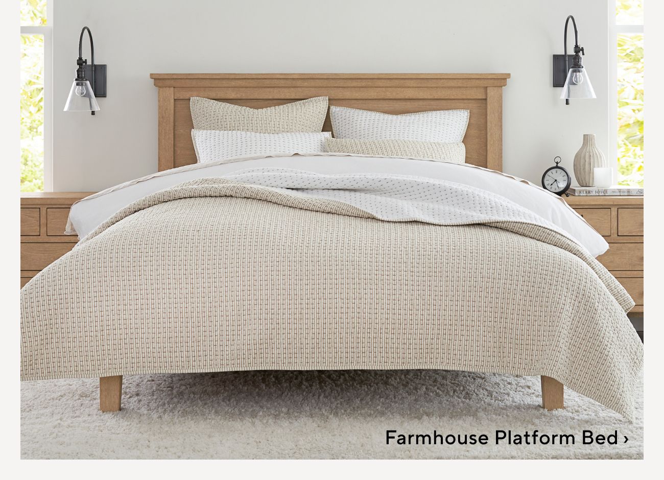 Farmhouse Platform Bed